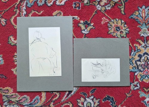 Paire dessins originaux - de,