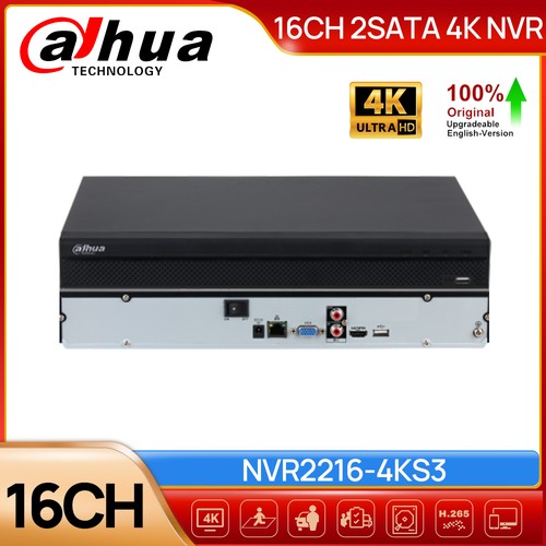 Dahua nvr2216 4ks3 16ch nvr - 16ch,