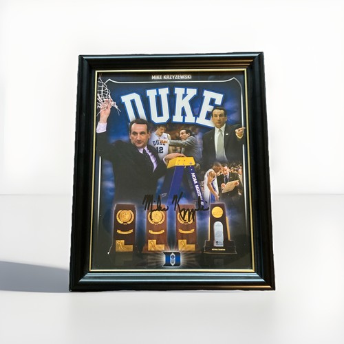 Mike krzyzewski foto firmata - foto,