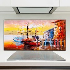 Cucina splashback vetro - splashback,