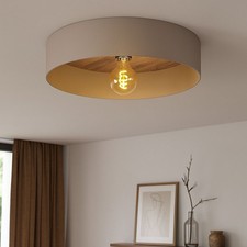 Plafoniera Lampada Letto Legno