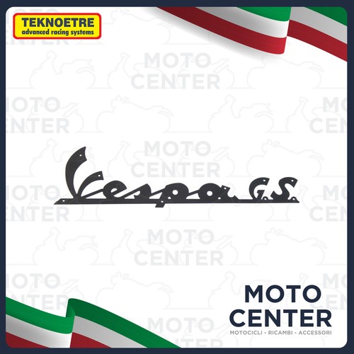 Targhetta nera vespa scudo - nera, gs