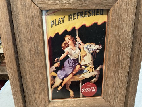 Coca cola vintage con insegna - cola,