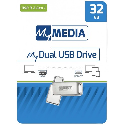 Pendrive dual 32gb usb - dual,