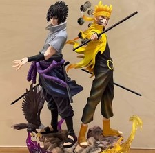 Action Figure Naruto E Sasuke PVC 38cm Collezzionismo.