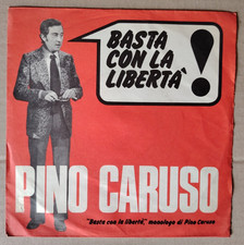 COPERTINA x 7" Pino CARUSO / DUO DI PIADENA - Basta con la libertà
