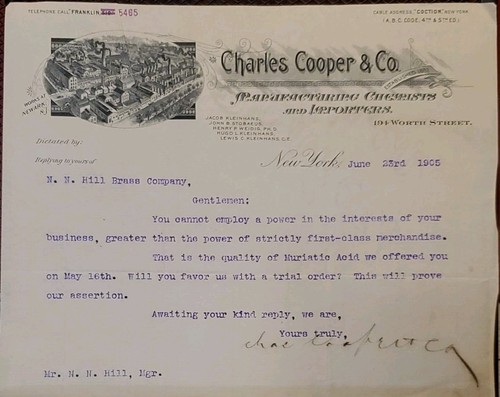 1905 charles cooper co - 1905, &
