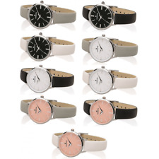 Orologio HOOPS mod. CLASSIC SILVER ref. 2609L-S Donna in pelle solo tempo