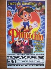 LOCANDINA TEATRO DEI BURATTINI PINOCCHIO ( M11-1)