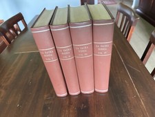 LA SACRA BIBBIA - ANTONIO MARTINI - FIRENZE  ED. ANGELO UBALDI 1852 - 4 VOLUMI  