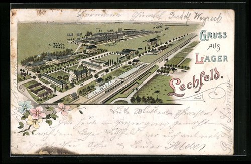 Litografia lager lechfeld - litografia,