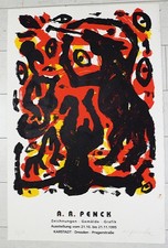 A. R. PENCK - "CONCERTO DRESDA" - SERIGRAFIA 1996 - NUOVA DI ZECCA - MOLTO RARA!!
