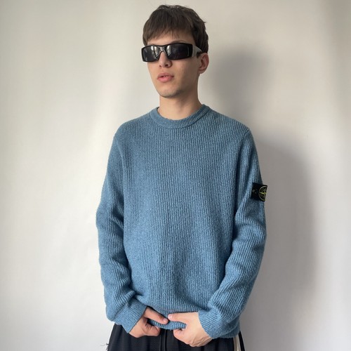 Maglione stone island - stone, azzurro