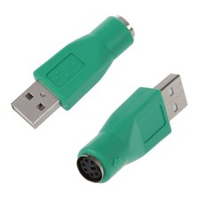 2 X PS / 2 Femmina al Convertitore Adattatore  USB per Tastiera Mous2398