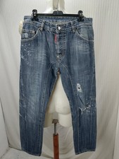 Articolo e3576 jeans uomo Dsquared2 blu, taglia IT46, vita 41cm, fianchi 46cm, l