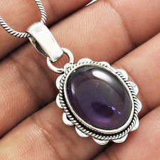 Ciondolo ovale pietra preziosa