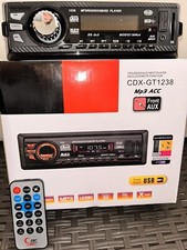 NUOVO STEREO CON X-BASS AUTORADIO+TELECOMANDO 50WX4 SD-MMC-PORTA USB-AUX- MP3