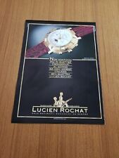 1991 LUCIEN ROCHAT ROYAL AIR ORO OROLOGIO PUBBLICITA VINTAGE WATCH AD WERBUNG