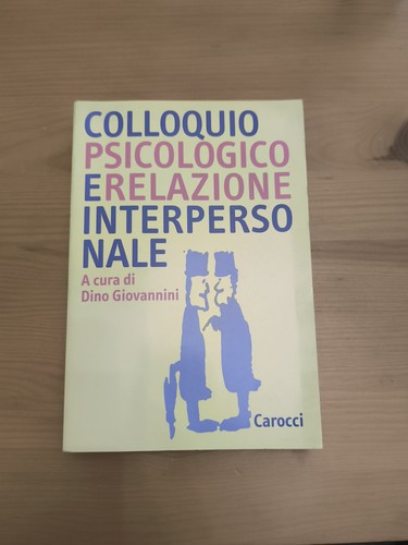 Colloquio psicologico - colloquio, e