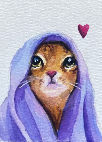 Aceo 100 dipinto mano - aceo, a