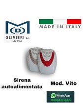 Sirena Esterna Autoalimentata Universale Olivieri Codice Vito 