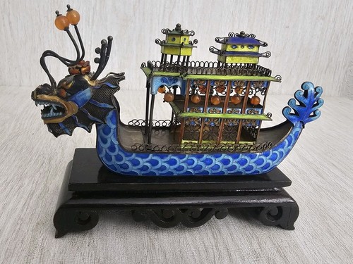 Raro drago cinese 924 argento - drago,
