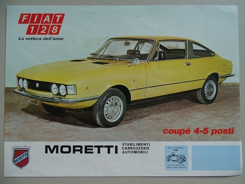 Moretti fiat 128 coupé - moretti, "coupé