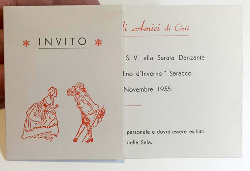 Invito serata danzante - serata, al