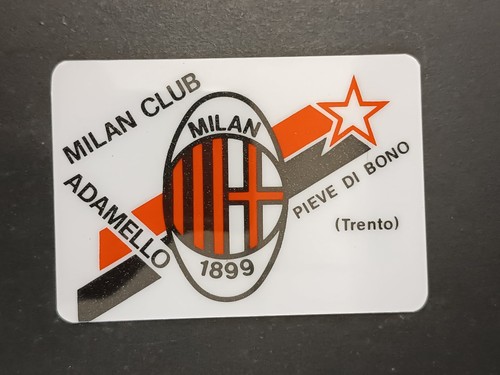 Tessera milan club adamello - tessera,