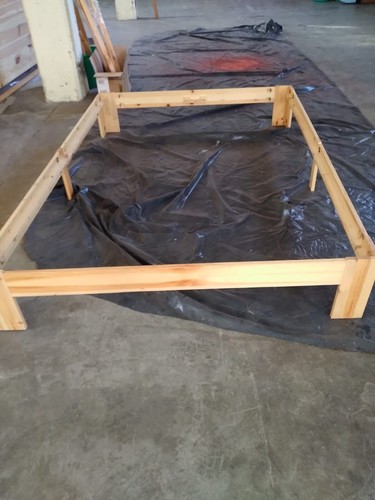 Letto matrimoniale legno - letto,