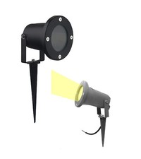 FARETTO PICCHETTO ORIENTABILE DA GIARDINO LAMPADINE GU10 IP65 IMPERMEABILE 