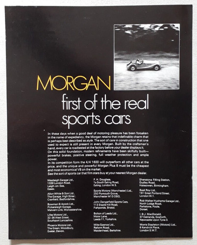 Morgan plus 8 brochure - morgan, 4/4