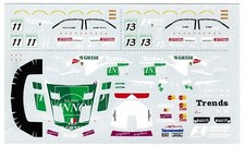 Decal 1/43 Ferrari 575 GTC INNO-GIESSE 1000km Spa '04 #11-13 DieCast Tecnomodel