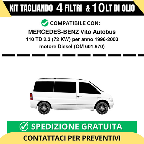 Tagliando per mercedes benz - per, mercedes-benz