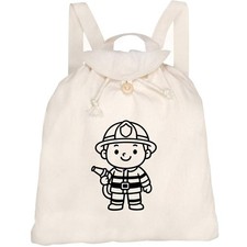 Zaino/zaino in tela 'Fire