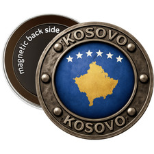 Kosovo Country Flag Decorative