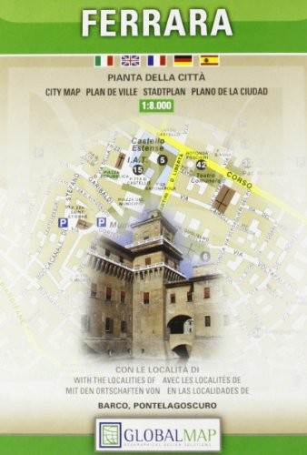 Ferrara city map - city, (english