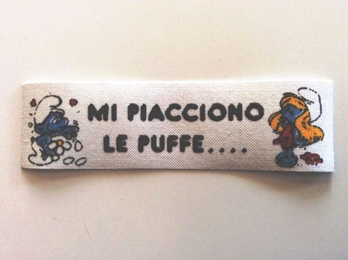 Toppa dei puffi patch - toppa, vintage