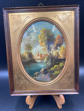 Quadro ovale sul rame