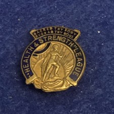 HEALTH AND STRENGTH LEAGUE “SACRED THY BODY EVEN AS THY SOUL” BUTTONHOLE BADGE