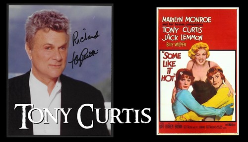 Tony curtis autentica firma - tony,