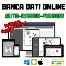 BANCA DATI ONLINE 2025 (6 mesi) AUTO, FURGONI, CAMION - DATI TECNICI E MANUALI