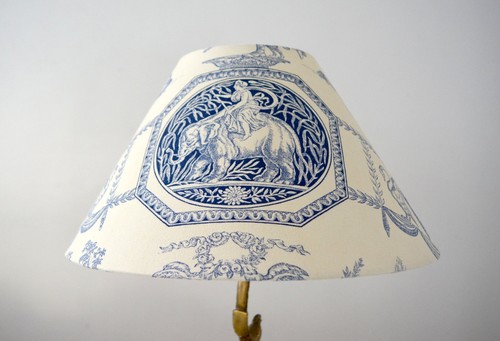 Abat jour toile jouy - abat-jour,