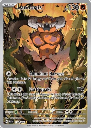 Landorus illustration rare - landorus,
