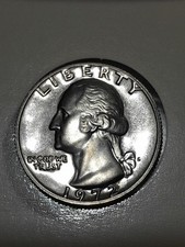 U.S.A QUARTER DOLLAR 1972 "S" WASHINGTON GR.5,67 DIA.22,26 NICKEL PROOF (1548)
