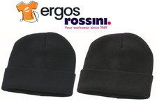 ROSSINI Cappello Berretto Zuccotto INVERNALE Caldo a Doppio Strato BLU NERO H052