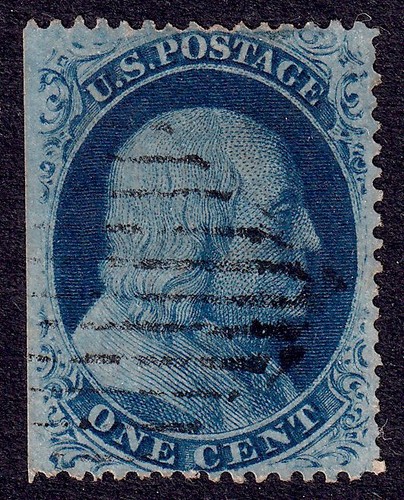 Scott 1857 franklin 1c - scott, 24,