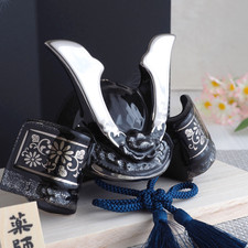 Casco samurai nero - nero, giapponese