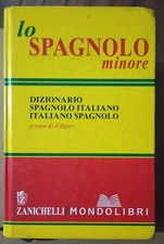 Zingarelli vocabolario Spagnolo-Italiano buono stato