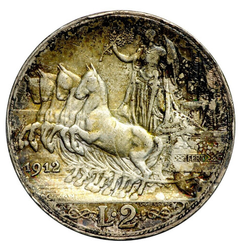 Lire 1912 quadriga veloce - quadriga,